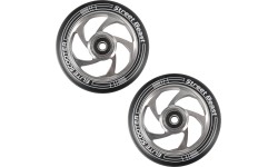 Spare Wheels for Scooters inSPORTline: Freestyle Scooter Wheels inSPORTline, 110mm, 2pcs., Black-Silver