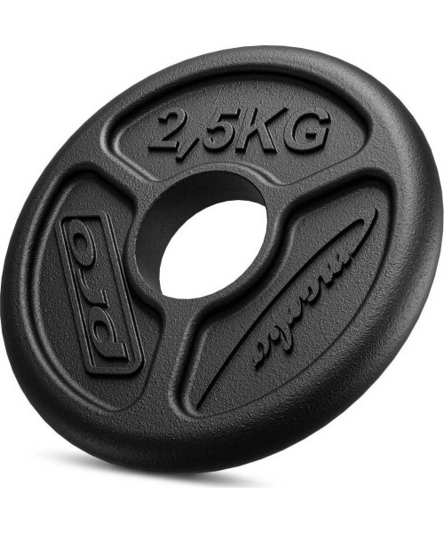 Olympic Cast Iron Weights Set Marbo, 30kg / 2x5kg + 6x2.5kg + 4x1.25kg