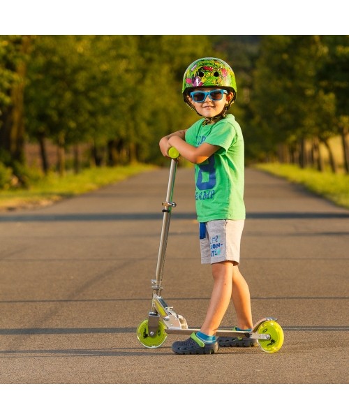 Paspirtukas WORKER Racer Urban Boy su šviečiančiais ratukais