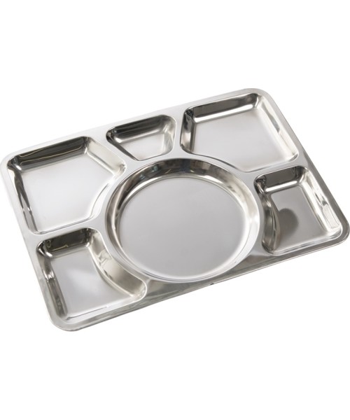 Viryklės ir jų priedai MIL-TEC: S/STEEL CANTEEN PLATE SIXFOLD