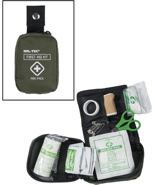 Stovyklavimo aksesuarai MIL-TEC: OD FIRST AID MINI PACK