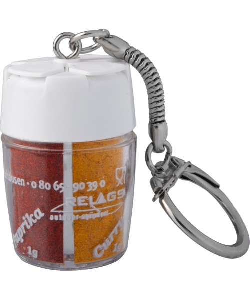 Viryklės ir jų priedai BasicNature: TREK′N EAT SPICE SHAKER 4 KRYPČIŲ RAKTŲ PAKABUKAS