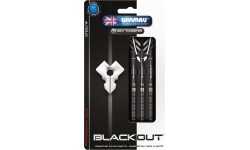 Winmau Blackout steel tip darts 26gr