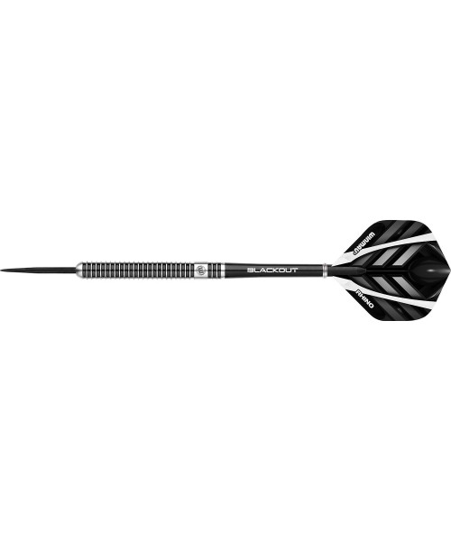 Winmau Blackout steel tip darts 26gr
