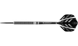 Winmau Blackout steel tip darts 26gr