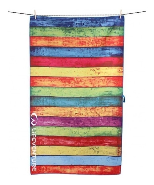 Rankšluosčiai Lifeventure: Kelioninis rankšluostis Lifeventure Soft Fibre Striped Planks