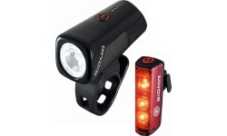 Gloves & Helmets & Accessories : Dviračio žibintų komplektas Sigma Buster 400 + Blaze Flash USB