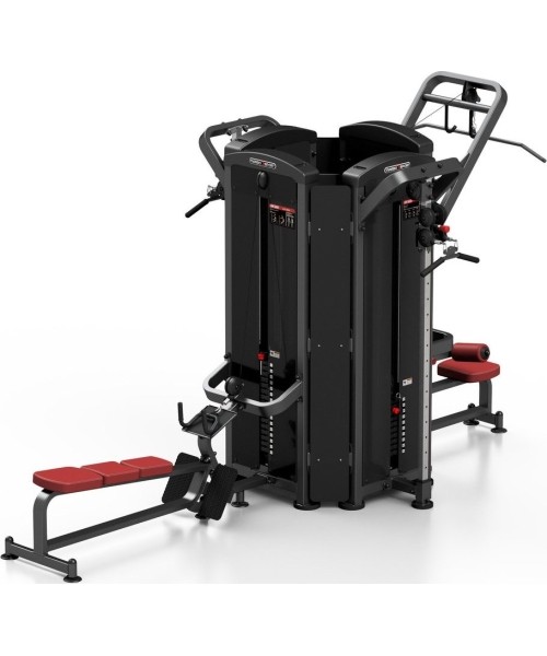 Jėgos treniruokliai Marbo Sport: Daugiafunkcis treniruoklis Marbo MP-T001 Mini, juodas