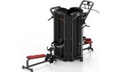 Jėgos treniruokliai Marbo Sport: Daugiafunkcis treniruoklis Marbo MP-T001 Mini, juodas