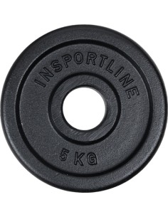Ketaus olimpinis svorio diskas inSPORTline Castblack OL, 5 kg