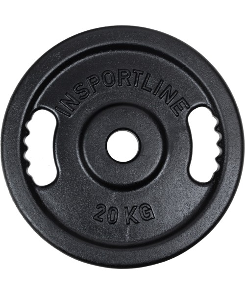 50 mm - Plieniniai svoriai inSPORTline: Ketaus svoris inSPORTline Castblack OL, 20kg