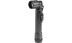 Žibintuvėliai MIL-TEC: US BLACK LED LARGE ANGLEHEAD FLASHLIGHT