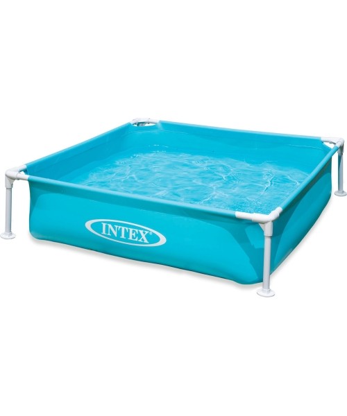 Viršžeminiai baseinai Intex: Kvadratinis baseinas vaikams 122x122x30 cm INTEX 57173
