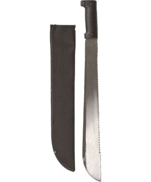 Hunting and Survival Knives MIL-TEC: 18" MACHETE STEEL WITH SAWBACK