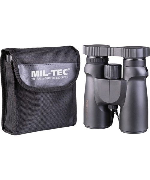 Stovyklavimo aksesuarai MIL-TEC: BLACK WATERPROOF BINOCULAR 8X42