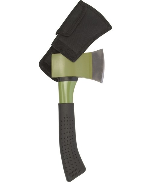 Kirviai MIL-TEC: OD HATCHET STEEL WITH COVER