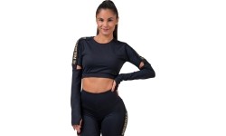 Women’s Crop Top Nebbia Honey Bunny 821 - Black