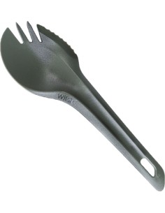 Daugiafunkcis šakė-šaukštas Wildo OD Spork, žalias