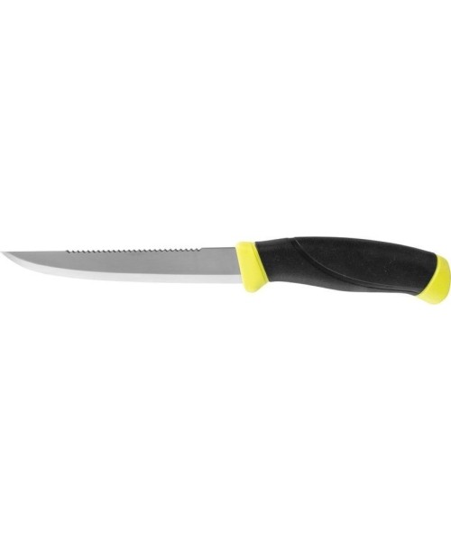 Stalo įrankiai Morakniv: Morakniv Fishing Comfort Scaler 150 dantytas nerūdijančio plieno peilis