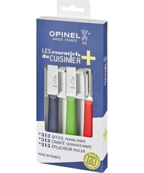 Opinel Essentials Trio kitchen knife set