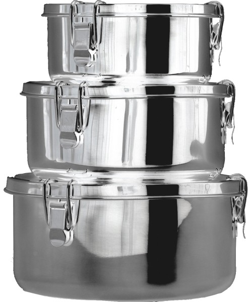 BasicNature Food Container', stainless steel