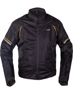 Summer Motorcycle Jacket W-TEC Matrix - Black/Yellow