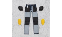 Vyriški motociklininko džinsai Oxford: Vyriški motociklininko džinsai Oxford Original Approved CE Regular Fit Black