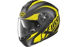 Modular Helmets X-lite: Motociklininko šalmas X-Lite X-1004 Nordhelle N-Com Flat Black-Yellow