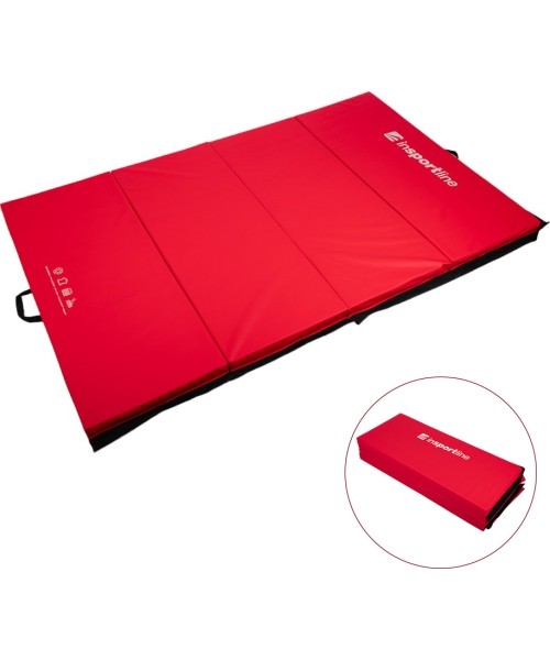 Čiužiniai sportui inSPORTline: Sulankstomas gimnastikos kilimėlis inSPORTline Quad fold 200 x 120 x 5 cm