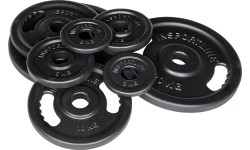 Cast Iron Olympic Weight Plate Set inSPORTline Castblack 2 – 20 kg
