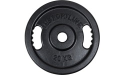 Cast Iron Olympic Weight Plate Set inSPORTline Castblack 2 – 20 kg
