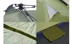 Palapinės Cattara: Greitai sulankstoma palapinė BUDVA 3-4 asmenims 280x220x140cm PU3000mm
