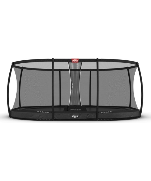 Įleidžiami batutai BERG: BERG Grand Elite InGround 520 Grey + apsauginis tinklas Deluxe