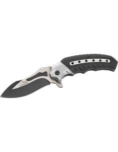 Closing knife COBRA 20cm with safety lock silver-black