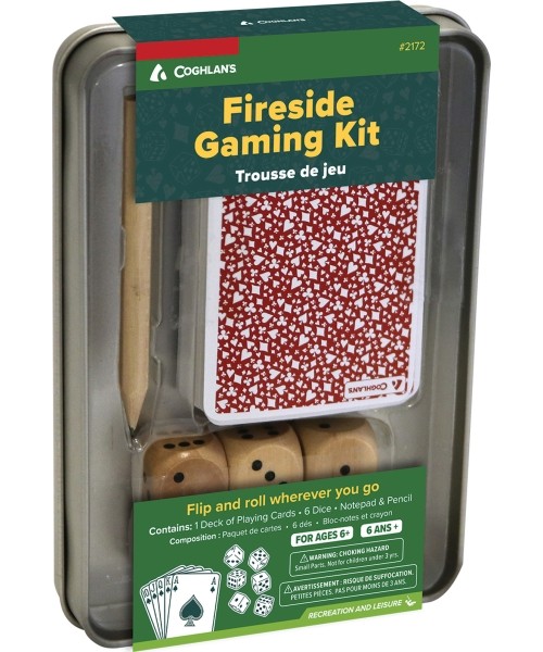 Aktyvaus laisvalaikio žaislai Coghlans: "Coghlans Fireside" žaidimų rinkinys