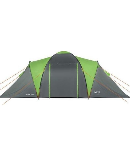 Palapinės Nils Camp: NC6431 KEMPINGO PALAPINĖ GREEN-GRAY HIGHLAND IV NILS CAMP