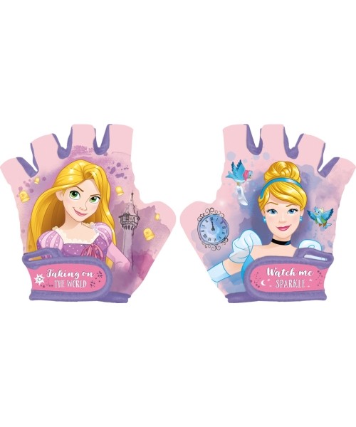 Aksesuarai bei priedai dviračiams : Pirštinės PRINCESS (rožinės)