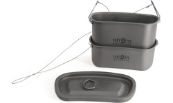 Indai Origin Outdoors: "Origin Outdoors" stovyklavimo puodų rinkinys "Titanium