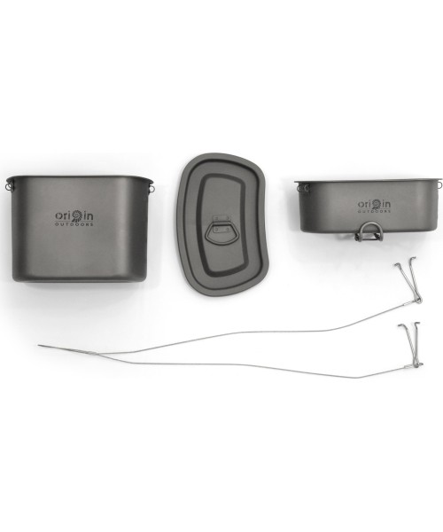 Origin Outdoors Camping Pot Set 'Titanium'