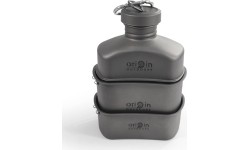 Indai Origin Outdoors: "Origin Outdoors" stovyklavimo puodų rinkinys "Titanium