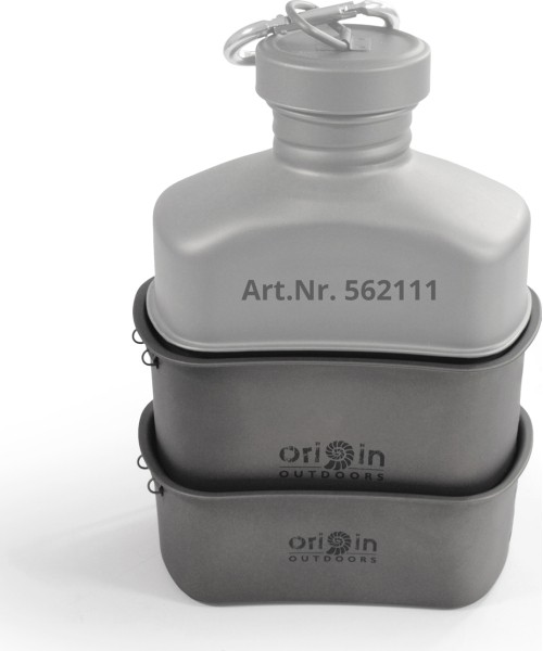 Origin Outdoors Camping Pot Set 'Titanium'
