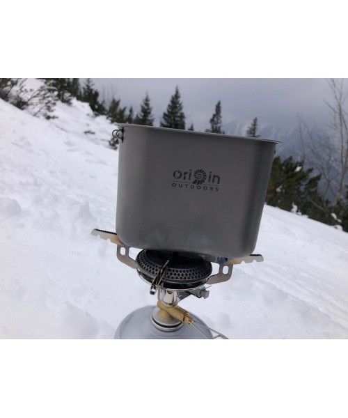 Origin Outdoors stovyklavimo puodų rinkinys „Titanium“