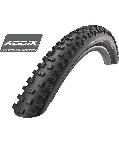 Aksesuarai bei priedai dviračiams : Padanga Schwalbe Nobby NIC 27.5x2.25 (57"2.25"-584) Addix