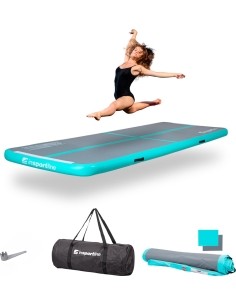 Inflatable Exercise Mat inSPORTline Airstunt 500 x 100 x 10 cm Gray