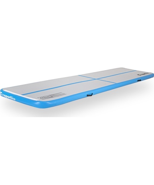 Pripučiamas gimnastikos kilimėlis inSPORTline Airstunt 400 x 100 x 10 cm, baltas