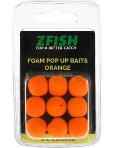 Zfish Foam Pop up masalai oranžiniai 15 mm