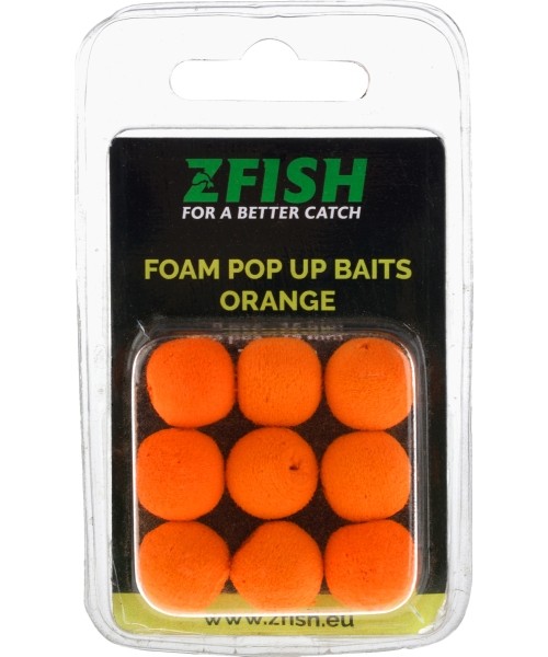 Jaukai ir priedai ZFish: Zfish Foam Pop Up Masalai Orange 15mm