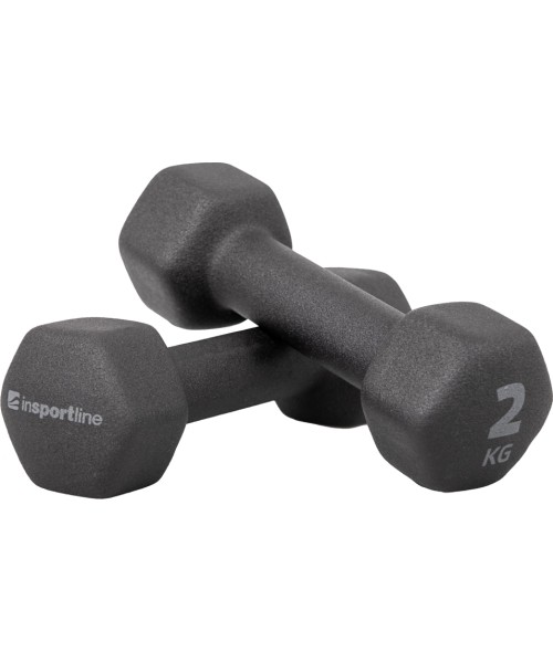 Aerobikos hanteliai inSPORTline: Neopreniniai hanteliai inSPORTline ON-X Renbell 2 x 2 kg