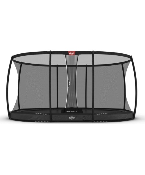 Įleidžiami batutai BERG: BERG Grand Elite InGround 520 Grey + apsauginis tinklas DLX XL