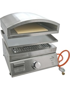 NAPOLI tabletop gas grill + pizza oven + grill plate